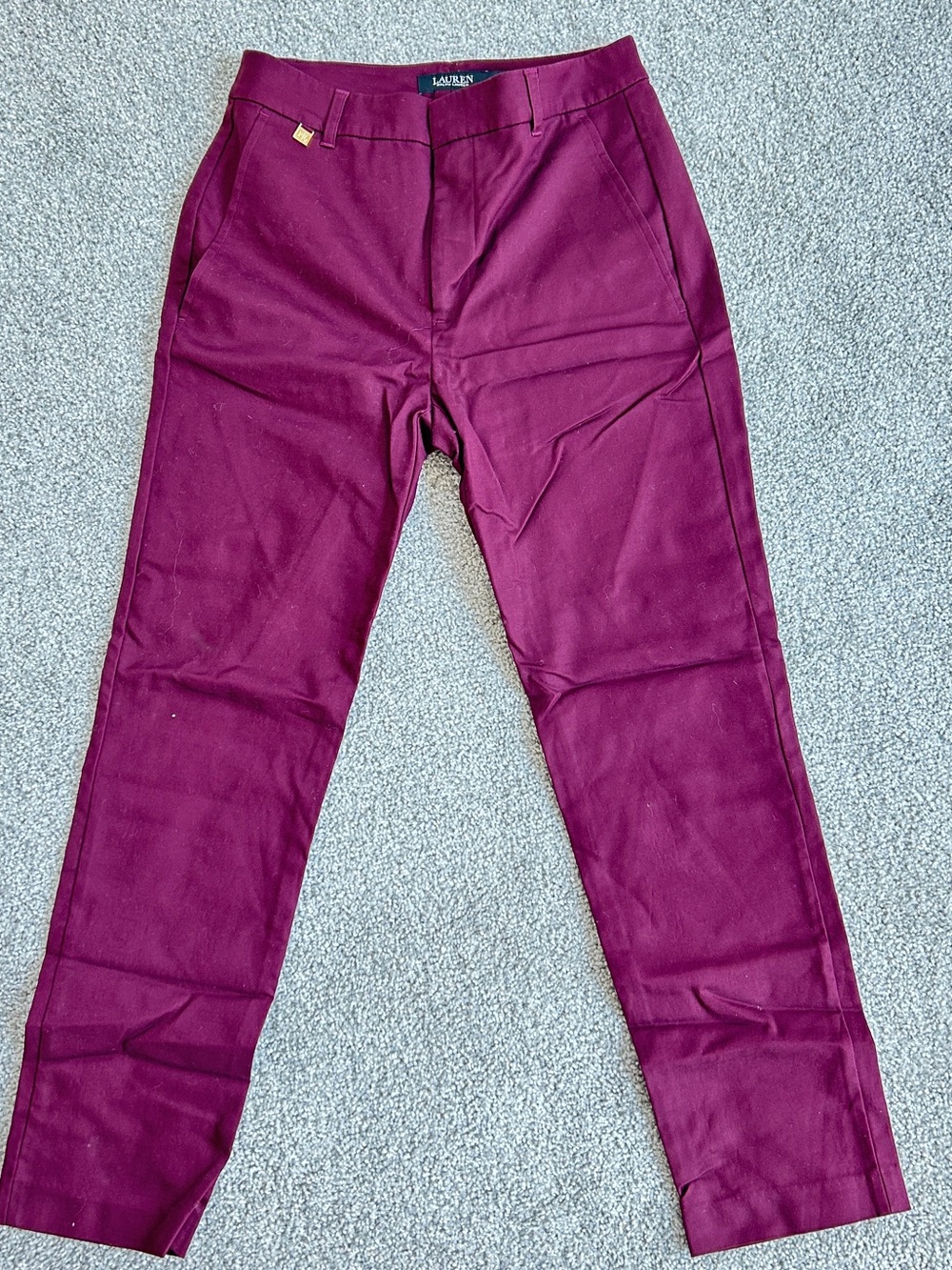 Burgundy women’s Slim Dress Pants